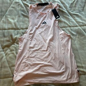 Men’s Adidas Aeroready Training Tank Top Pink- Size Small